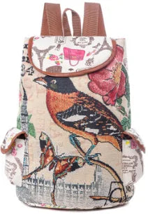 Graphic Drawstring Backpack