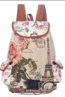 Graphic Drawstring Backpack