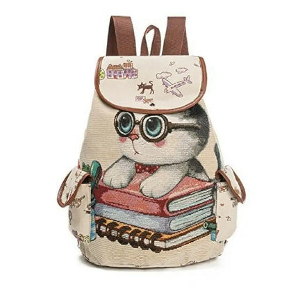 Graphic Drawstring Backpack